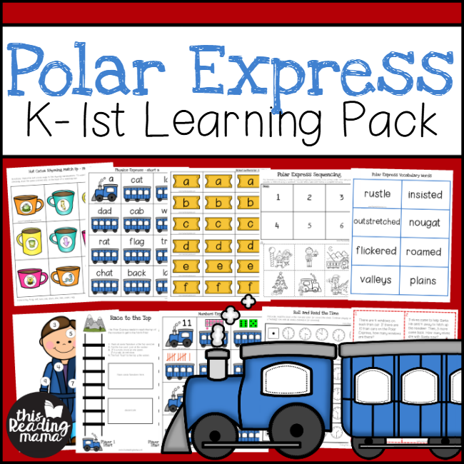 Polar Express K-1 Learning Pack - This Reading Mama