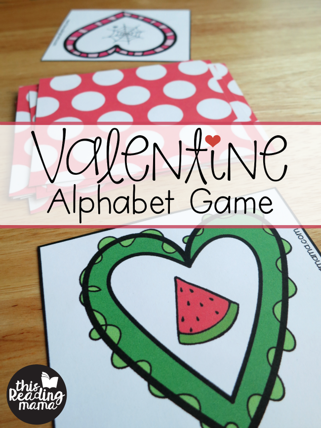 Valentine Alphabet Game for Tricky Letters {FREE} - This Reading Mama