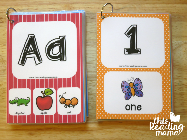 Alphabet Flip Book and Numbers Flip Book - This Reading Mama