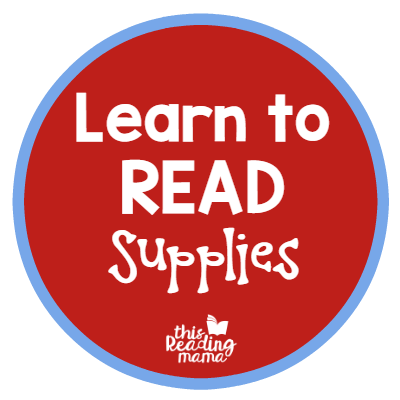 Learn to Read Curriculum Supplies and Suggestions