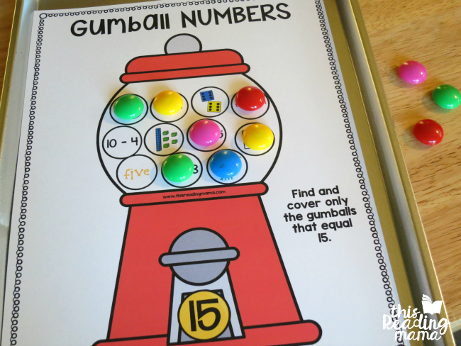 covering gumball math mats with Power Magnets