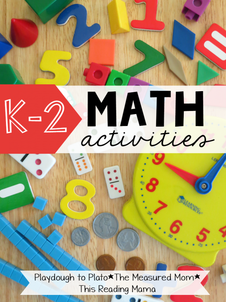K-2 Math Activities Series with website names