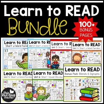 Learn to Read BUNDLE Pack 350- This Reading Mama