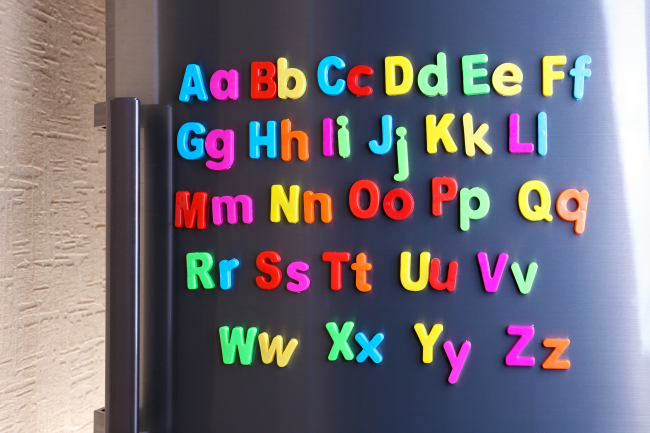 magnetic letters are great for sorting activities and matching activities