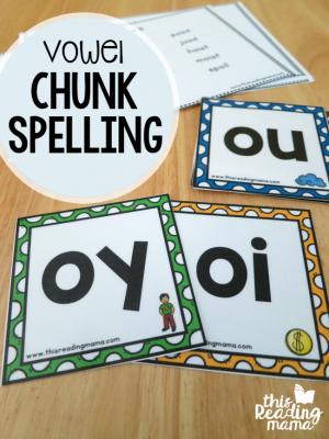 Vowel Chunk Spelling Cards & Word Lists - This Reading Mama