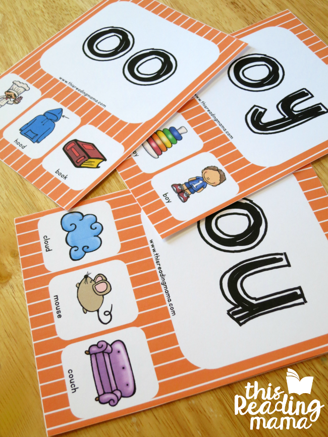 Other Vowels Phonics Cards - This Reading Mama