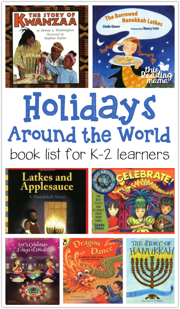 Holidays Around the World Book List for K-2 Learners - This Reading Mama