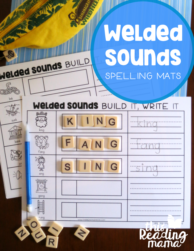 FREE Welded Sounds Spelling Mats