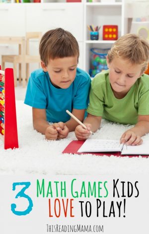 3 Math Games Kids Love - This Reading Mama