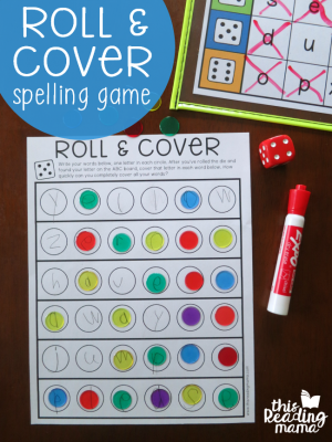 Roll & Cover Spelling Words Game - This Reading Mama