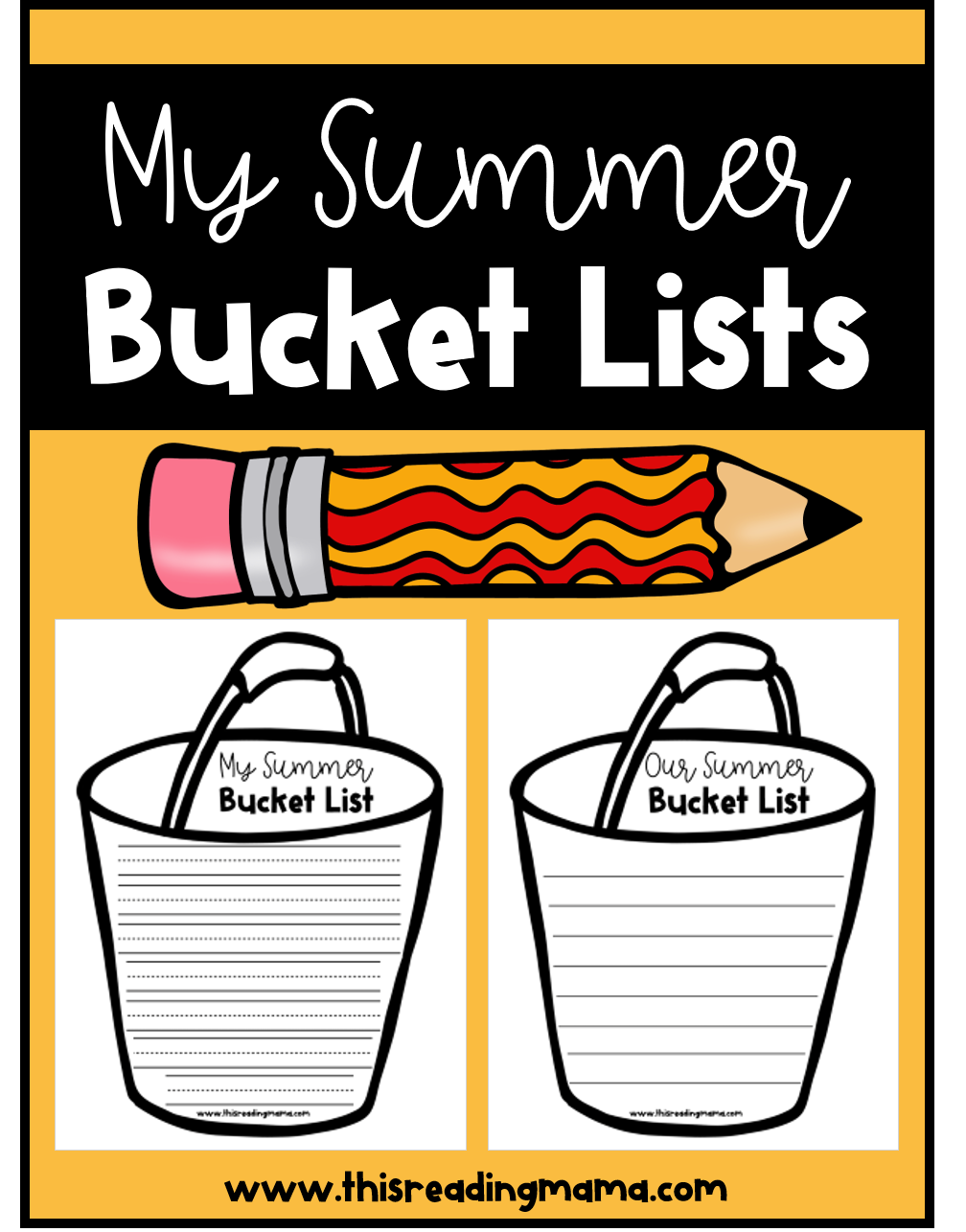 Printable Summer Bucket List for Kids
