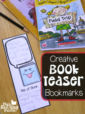 Creative Book Teaser Bookmarks - This Reading Mama