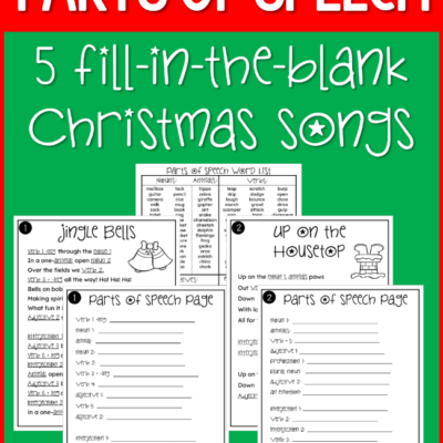 Printable Christmas Songs Mad Libs