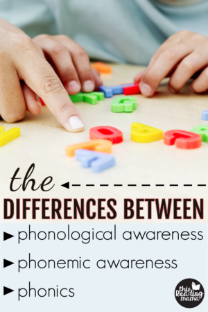 Phonological Awareness, Phonemic Awareness, & Phonics - This Reading Mama