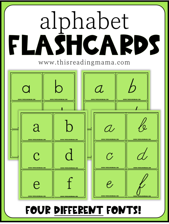 Free Alphabet Flashcards - This Reading Mama