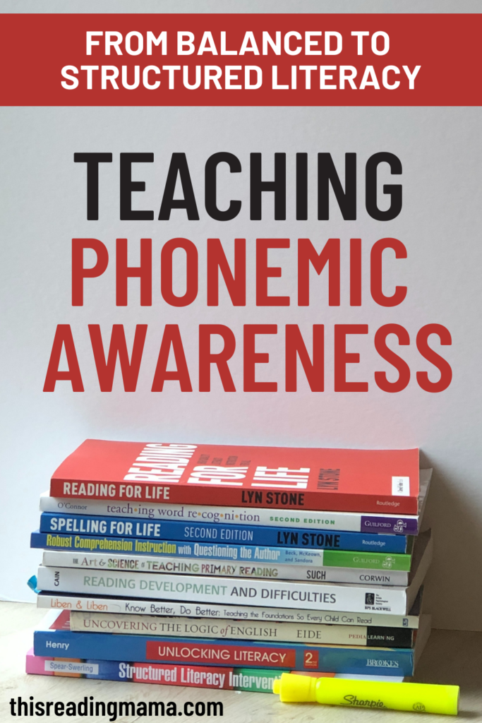 Teaching Phonemic Awareness - This Reading Mama