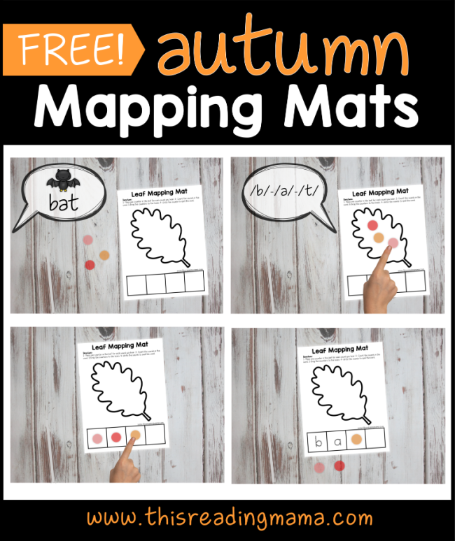 Autumn Mapping Mats (FREE) - This Reading Mama