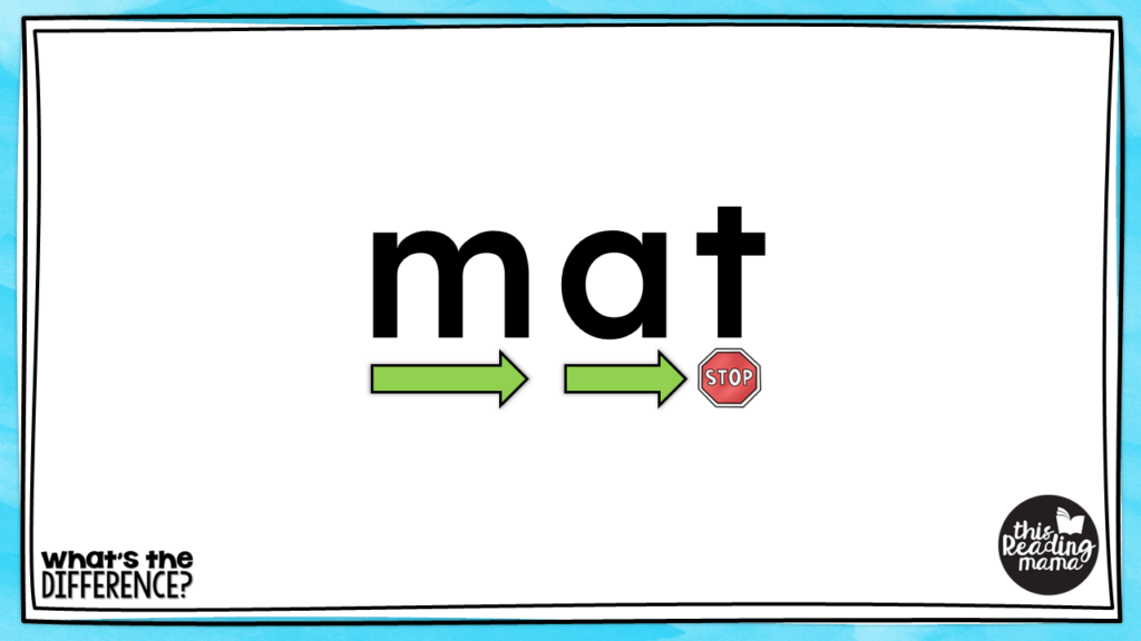 mat - learning about continuous and stop sounds