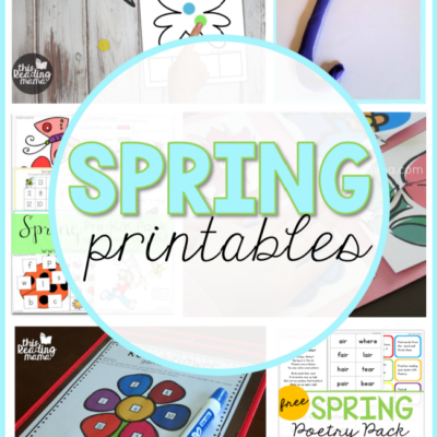 FREE Spring Printables and Activities