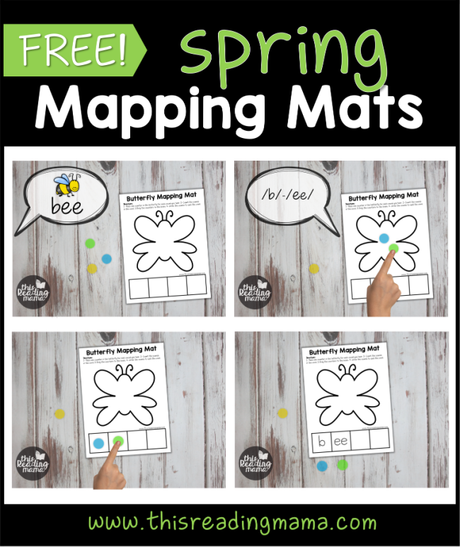 Spring Mapping Mats - FREE - This Reading Mama
