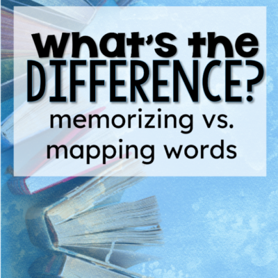 Memorizing vs. Mapping Words