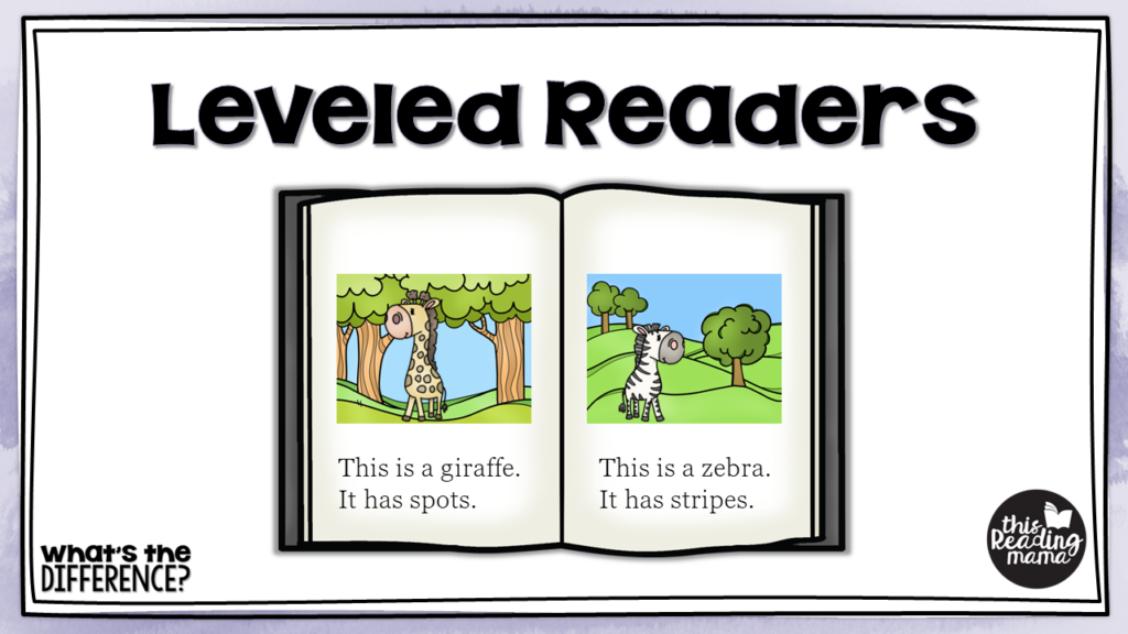 leveled reader example - At the Zoo
