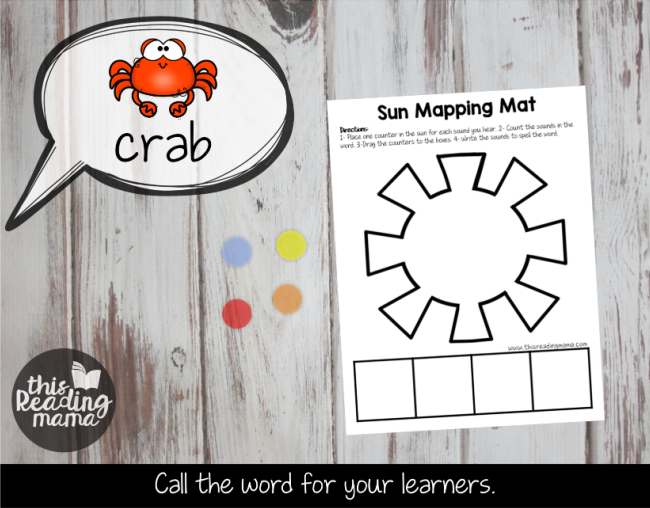 Summer Mapping Mats - 1-call the word