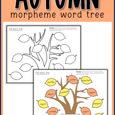 Autumn Tree Morpheme Mat