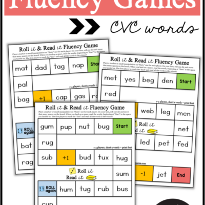 FREE CVC Fluency Games