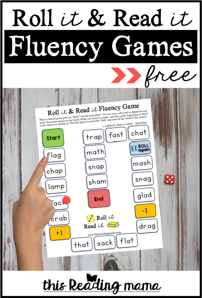 FREE Fluency Games - This Reading Mama