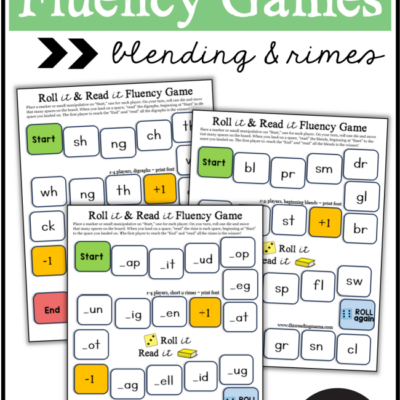 FREE Blending Fluency Games