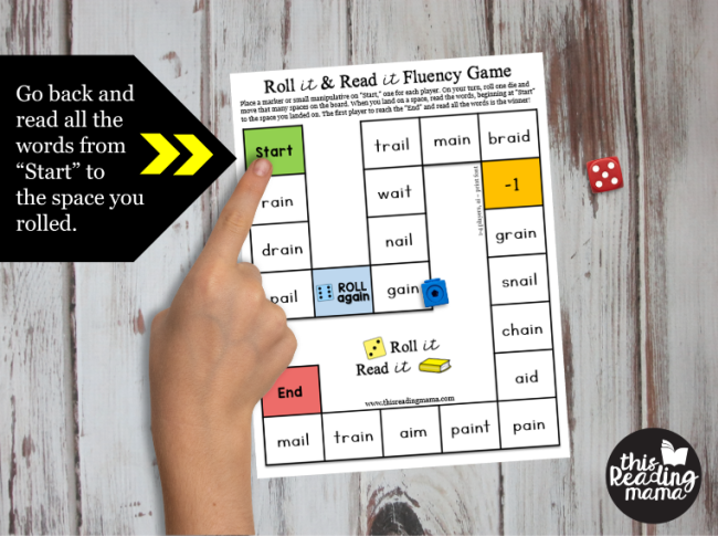 FREE Long Vowel Team Fluency Games ~ 5 FREE Games ~ This Reading Mama 