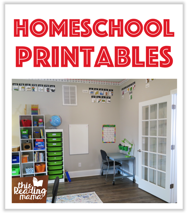 Homeschool Printables - This Reading Mama - This Reading Mama